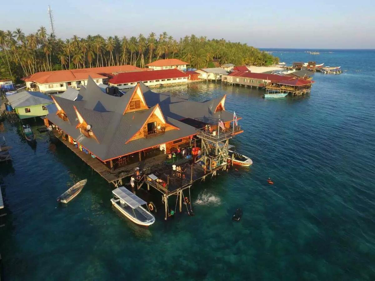 Mabul Paradise Lodge Mabul Island Exterior foto