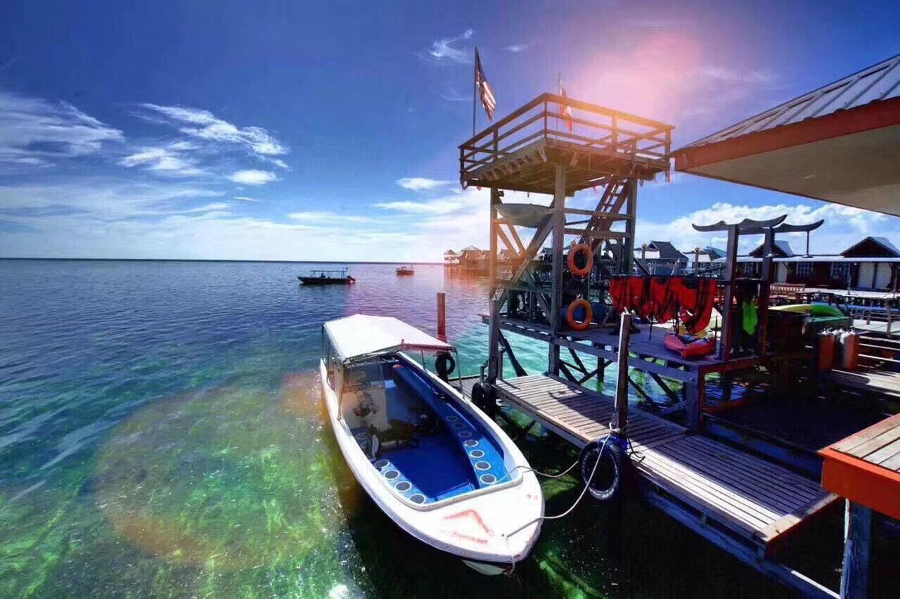 Mabul Paradise Lodge Mabul Island Exterior foto